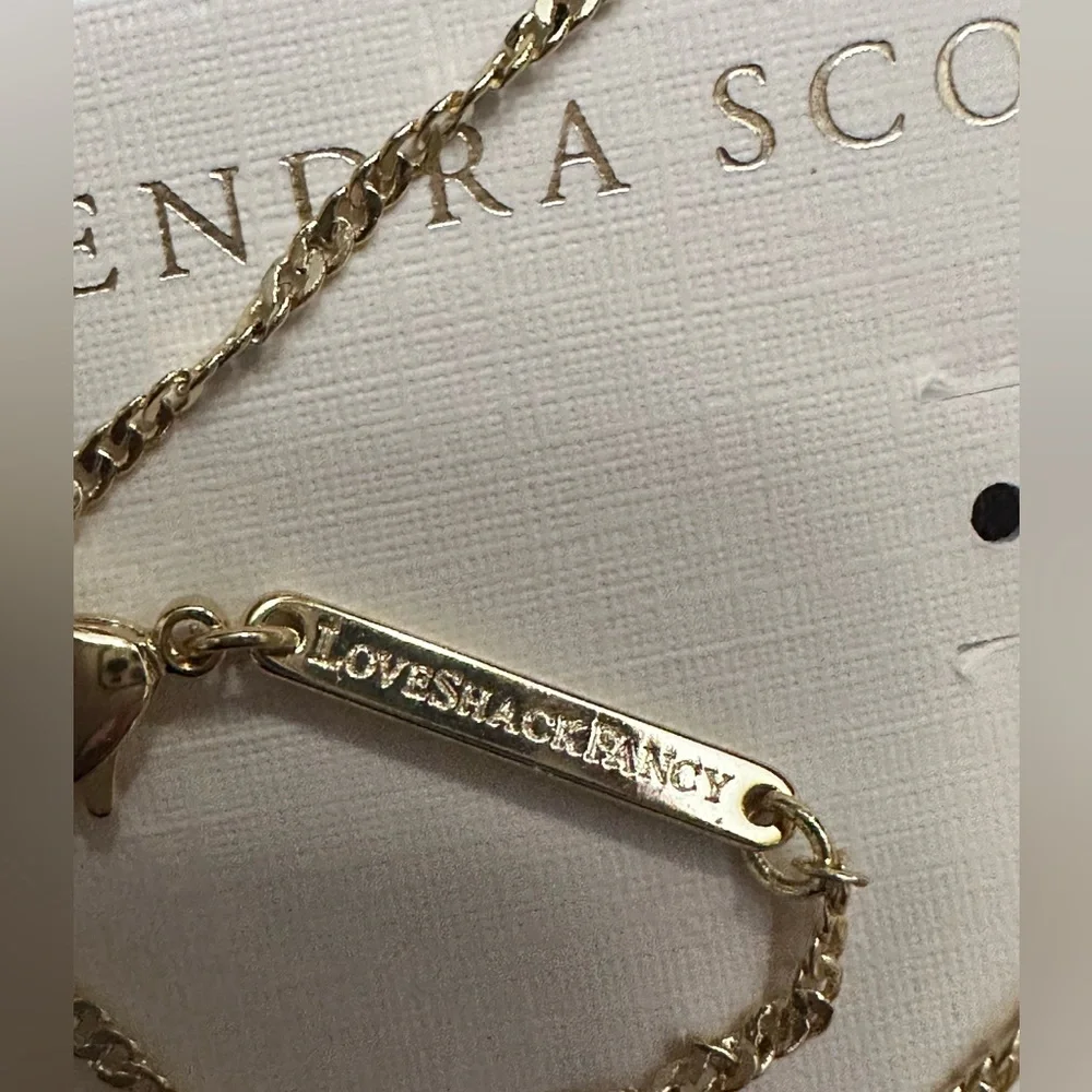 Kendra Scott x LoveShackFancy Daphne Gold Locket Necklace - Picture 11 of 16
